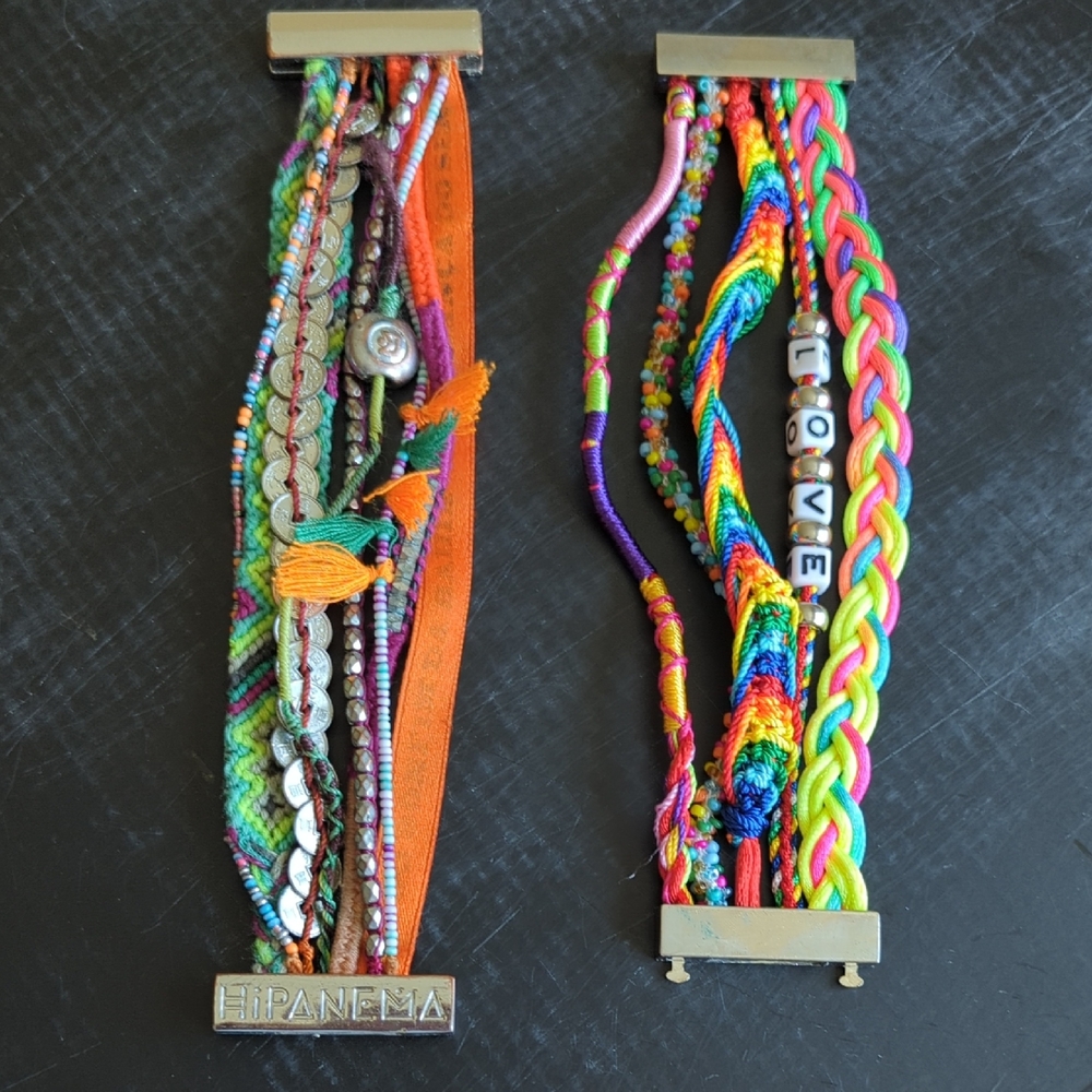 Hipanema Multicolor Beaded Bracelets